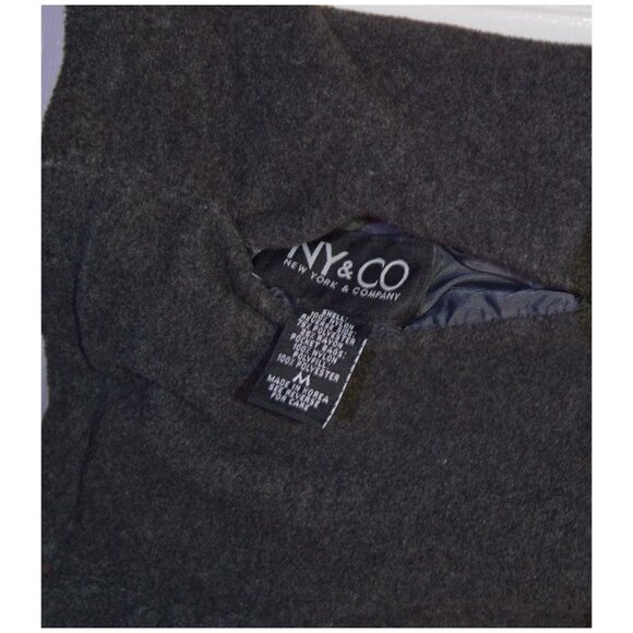 New York & Co Vest Jacket Top Reversible Gray/Red Women's Size M Sleeveless - Picture 5 of 5